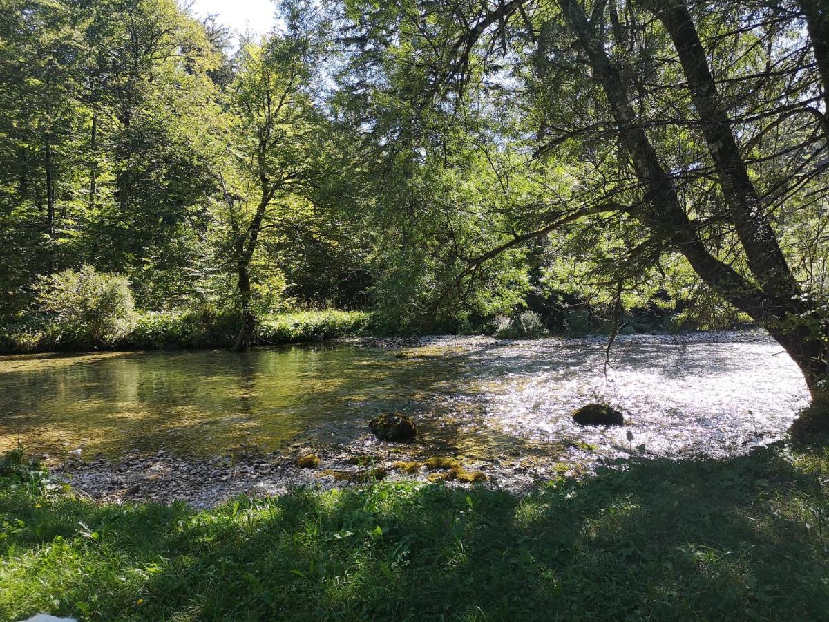 Apartmaji Volf Zgornje Gorje Esterno foto